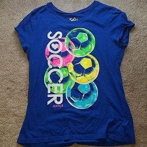 Girl's Soccer short sleeve shirt